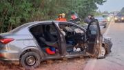 Grave accidente en la ruta 50: dos choques casi simultáneos dejaron varios heridos y un caos vehicular