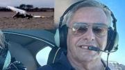 Intendente cordobés murió en Villa Mercedes al estrellarse la avioneta que conducía