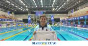 Gran actuación del universitario sanjuanino en los Juegos Mundiales de natación