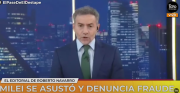(VIDEO) Milei se asustó y denuncia fraude