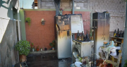Santa Lucía: un voraz incendio dejó a una familia numerosa en la calle