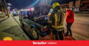 Sofocan incendio en un Jeep