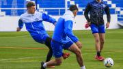 Godoy Cruz se entrenó en el Feliciano Gambarte y presentó a dos de sus refuerzos