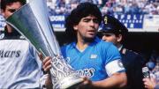El tour de Claudia Villafañe: polémica por el costoso homenaje a Diego Maradona en Italia