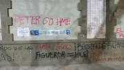 La protesta mapuche vandalizó el patrimonio histórico de los neuquinos