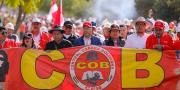 Arce convocó insistentemente a la unidad de la izquierda para evitar el retorno del neoliberalismo