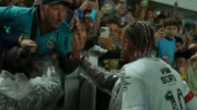 Neymar tuvo un fuerte cruce con un hincha de Santos: “Me dijo mercenario”