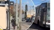 Vecinos de Temperley temen una desgracia por colectivos que doblan a contramano