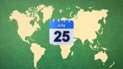 Conoce cuáles son las efemérides más populares del 25 de julio