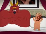 Trump desnudo y con Satanás: la polémica escena de South Park que enfureció a la Casa Blanca