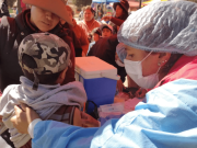 Salud reporta más de medio millón de dosis aplicadas contra el sarampión