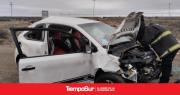 Una mujer sufrió heridas graves tras volcar