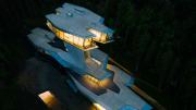 Un estilo futurista y una estructura particular: cómo es la mansión Capital Hill Residence