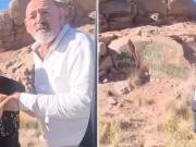 Turismo tóxico: la Justicia identificó a los vándalos que dañaron la montaña con aerosol y ahora enfrentan una multa millonaria