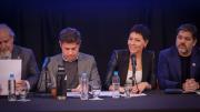 Kicillof y Mayra Mendoza se mostraron juntos en Quilmes