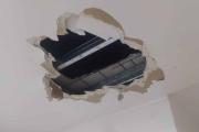 Con amoladora, hicieron boquete en el techo de un super y robaron $2.000.000