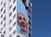 Se inauguró el mural más grande del mundo dedicado al papa Francisco y está en La Plata