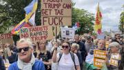 Escocia: protestas en contra de la visita de Trump