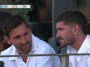 Messi aceptó su sanción en la MLS y fue a ver al Inter Miami bien acompañado, a puro mate junto a Rodrigo De Paul y Antonela Roccuzzo