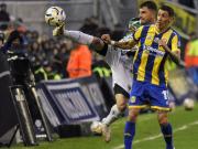 Angel Di María recibió otra dosis de fútbol argentino en Arroyito: Rosario Central no pudo con San Martín de San Juan, que se llevó un empate