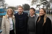 Federico Otermín recibió en Lomas a Kicillof y Magario: recorrieron el nuevo Paso Bajo Nivel de Temperley e inauguraron el servicio de resonancia magn
