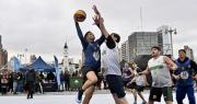 Plaza Moreno vibra con el circuito 3x3 de básquet y el domingo sigue la acción
