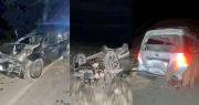 Accidente múltiple en la ruta Huanuni – Oruro deja daños en al menos seis vehículos