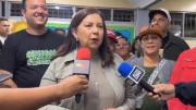 Video: Alcaldesa de Caracas destacó lo rápido y sencillo del proceso tras votar en las municipales de este 27Jul