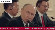 (VIDEO) Europa no quiere el fin de la guerra en Ucrania