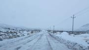 Habilitan el paso de la Ruta 23, entre Jacobacci y Valcheta: por la nieve, exigen portación de cadenas