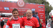El ídolo puyutano que se animó a correr la Maratón Internacional de San Juan para cumplir el sueño de su padre