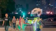 El impresionante video viral de robots trabajando como policías de tráfico en China