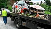 MUEREN DOS ESPECTADORES EN EL RALLY DE FRANCIA: Un coche se salió y arrolló a un grupo de aficionados