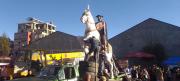 Monumento al Tata Santiago es instalado en la plaza Simón Bolívar del Distrito 2 como símbolo de fe y unidad vecinal
