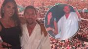 Lionel Messi y Antonela Roccuzzo fueron sensación en el recital de Coldplay