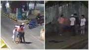 Agredió a su pareja en plena calle de Los Teques, una cámara registró todo y la policía lo atrapó