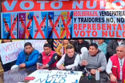 Evistas aseguran que son más de cinco casas de campañas instaladas para promover el voto nulo