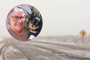 Su hija murió, ahora busca a su perrito Ravi: viajaban por la Patagonia con sus perros y volcaron en Roca