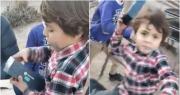 Video: un niño sanjuanino creyó que le regalaron un celular, lo engañaron y le obsequiaron algo mejor