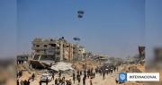 Jordania y Emiratos lanzan vía aérea, ayuda humanitaria sobre Gaza