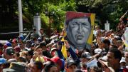Marcha en conmemoración del 71 natalicio del Comandante Hugo Chávez en Caracas