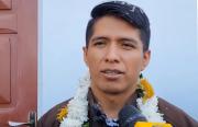 Anuncian la llegada de Andrónico Rodríguez a Tarija para este martes a fin de iniciar la campaña electoral