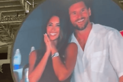 Video: la reacción de Messi y Antonela al ser sorprendidos en el recital de Coldplay