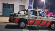 Incendio en la terraza de un edificio de Palermo: ardió un quincho