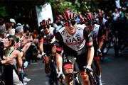 Evenepoel, Alaphilippe y Marc Hirschi en la Clásica San Sebastián
