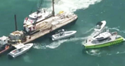 Tragedia en Miami: el instante en que una barcaza chocó con un velero y murieron dos nenas argentinas