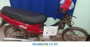 Recuperaron una moto robada en Caucete