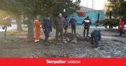 Puerto Santa Cruz: con mano de obra propia y privada avanza la obra pública