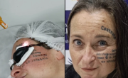 Ganas de vomitar: la tajante decisión de la candidata de La Libertad Avanza con la cara tatuada