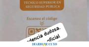 Alertan por un QR falso que invita a inscribirse a la carrera de Seguridad Pública